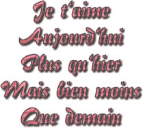 ah l'amour...